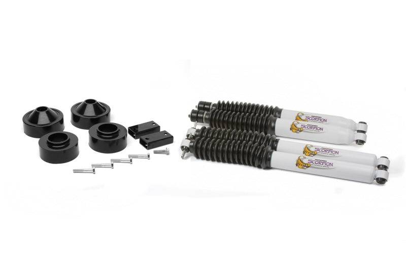 Daystar 2007-2018 Jeep Wrangler JK 2WD/4WD - 1 3/4in Lift Kit & Scorpion Shocks - Mammoth Racing -