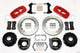 Wilwood Aero4 Rear P-Brake Kit 14.00in Red Big Ford Old Style 2.36in Offset - Mammoth Racing -