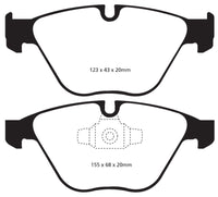 EBC 13+ BMW X1 2.0 Turbo (28i) Yellowstuff Front Brake Pads - My Store