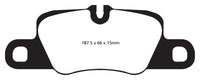 EBC 12-15 Porsche 911 (991) (Cast Iron Rotor only) 3.8 Carrera S Redstuff Rear Brake Pads - My Store