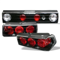 Spyder Honda CRX 88-91 Euro Style Tail Lights Black ALT-YD-HCRX88-BK - Mammoth Racing -
