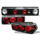 Spyder Honda CRX 88-91 Euro Style Tail Lights Black ALT-YD-HCRX88-BK - Mammoth Racing -