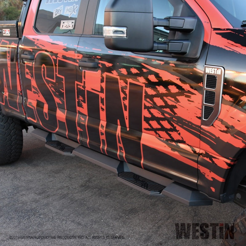 Westin/HDX 17-18 Ford F-150 SuperCrew Xtreme Nerf Step Bars - Textured Black - Mammoth Racing -