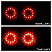 Spyder Acura RSX 02-04 LED Tail Lights Red Clear ALT-YD-ARSX02-LED-RC - Mammoth Racing -