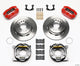 Wilwood Dynapro Dust-Boot P/S Park Brake Kit Red Small Ford 2.66in Offset - Mammoth Racing -