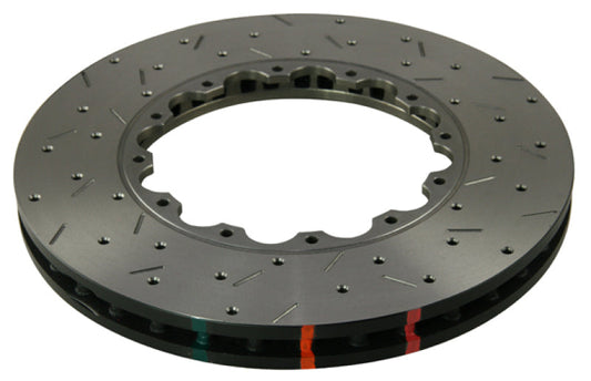 DBA 2004 WRX STi (5x100) Front Cross Drilled & Slotted 5000 Series Replacement Rotor Rings - Mammoth Racing -