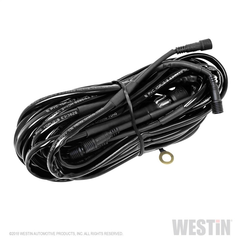 Westin Universal LED Rock Light Kit - 4 Lights - 14ft 9in Wiring Harness & Switch - Mammoth Racing -