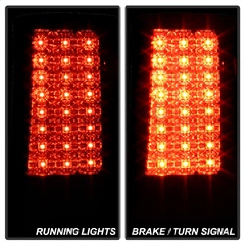 Spyder Jeep Grand Cherokee 07-10 LED Tail Lights Smoke ALT-YD-JGC07-LED-SM - Mammoth Racing -