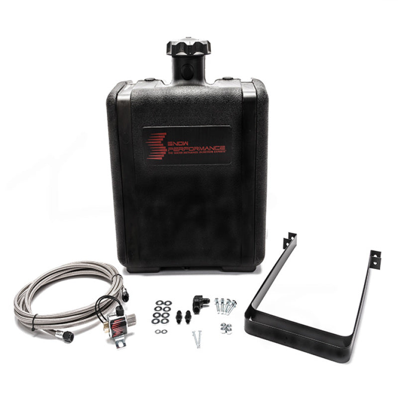 Snow Performance Water Tank Upgrade 7gal (w/Braided SS Line/Brackets/Solenoid/4AN Fittings) - My Store