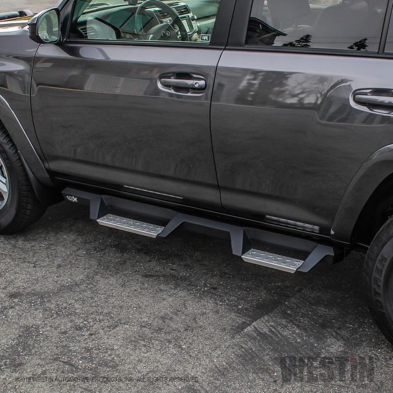Westin 10-17 Toyota 4Runner Trail Edition (Excl. Ltd) HDX Stainless Drop Nerf Step Bars - Tex. Blk - Mammoth Racing -