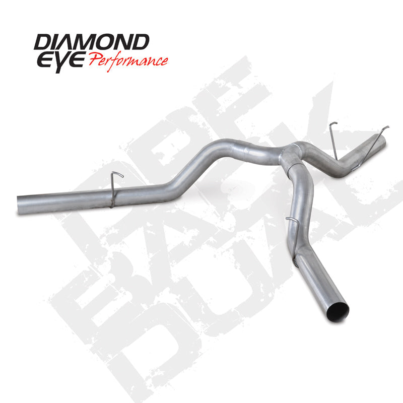 Diamond Eye KIT 4in DPF-BACK DUAL AL: DODGE 6.7L 2500 2014 LONG BOX ONLY - Mammoth Racing -
