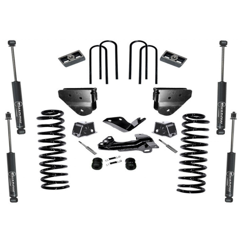 Superlift 05-07 Ford F-250/F-350 SuperDuty 4WD (Diesel) 4in Lift Kit Component Box - Front - Mammoth Racing -