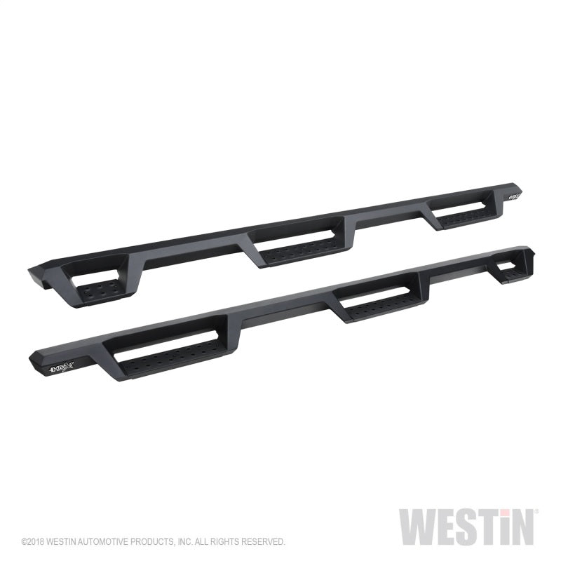 Westin 19-21 RAM 1500 QC 6.5ft bed (Excludes Classic) HDX Drop W2W Nerf Step Bars - Textured Black - Mammoth Racing -