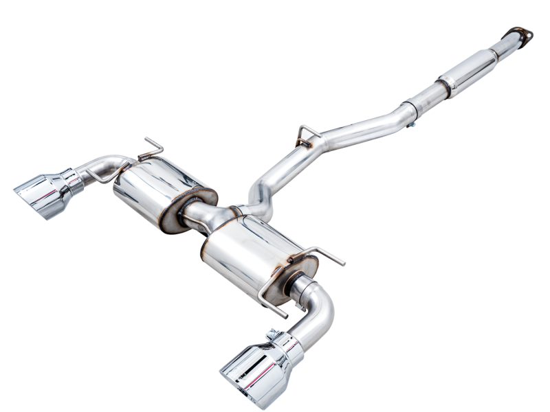 AWE Subaru BRZ/ Toyota GR86/ Toyota 86 Touring Edition Cat-Back Exhaust- Chrome Silver Tips - Mammoth Racing -