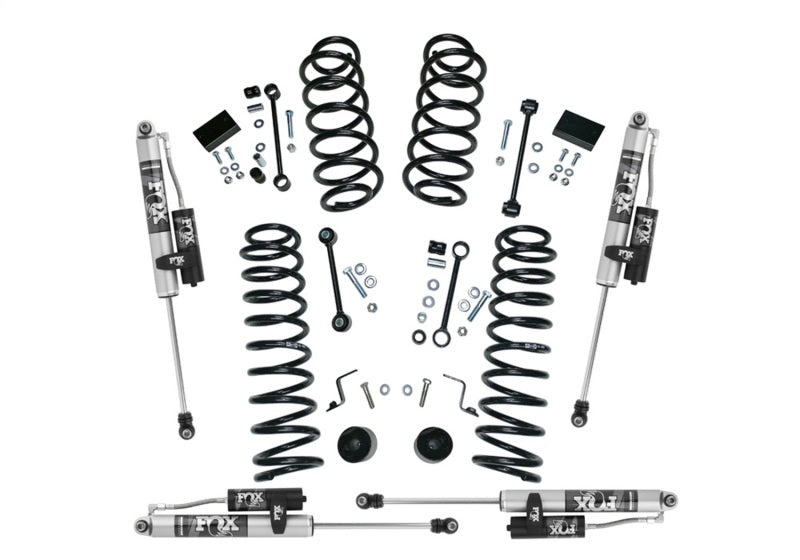 Superlift 18-22 Jeep Wrangler JLU (NO Mojave) 4WD 2.5in Dual Rate Coil Lift Kit w/Fox 2.0 Res Shocks - Mammoth Racing -