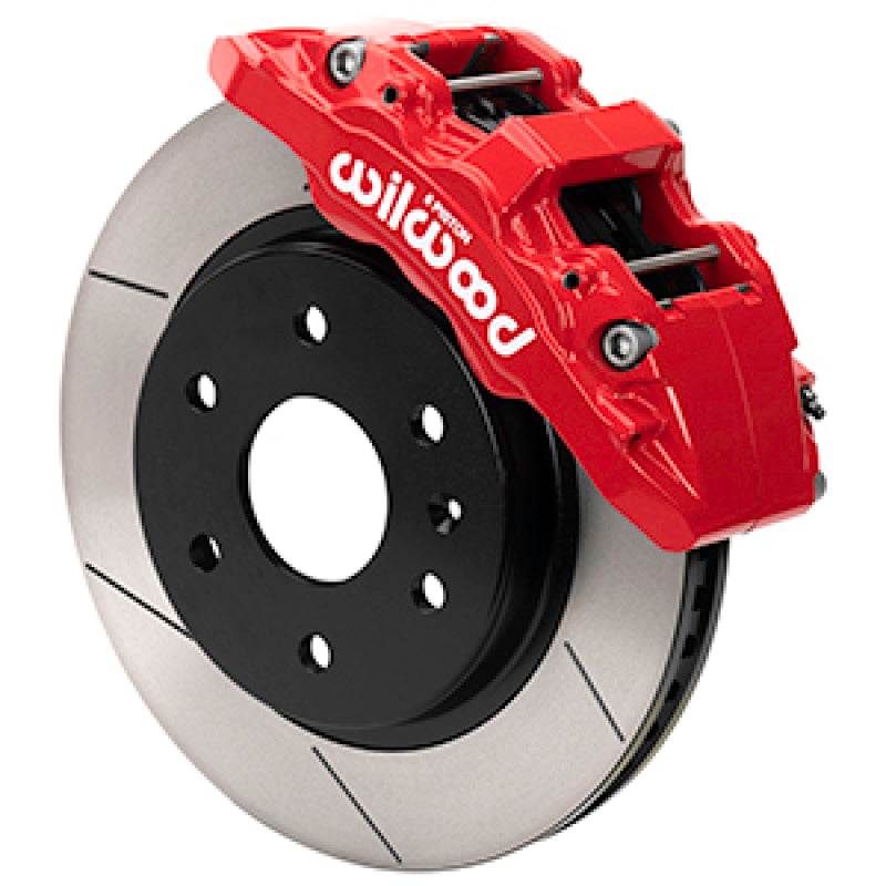 Wilwood 19-21 Chevy Silverado/GMC Sierra Aero6-DM Front Brake Kit - Slotted - Red - My Store
