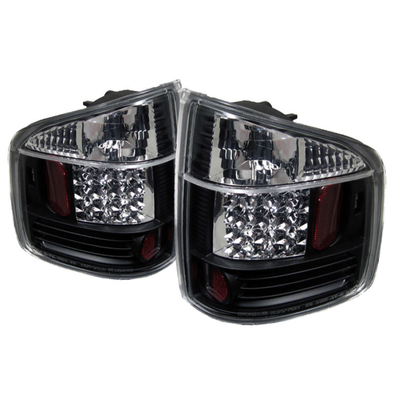 Spyder Chevy S10 94-04/GMC Sonoma 94-04/Isuzu Hombre 96-00 LED Tail Lights Blk ALT-YD-CS1094-LED-BK - Mammoth Racing -