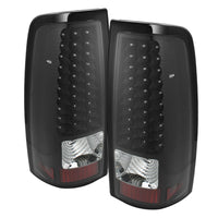 Xtune 03-06 Silverado 1500/2500 (Will Not Fit Stepside) LED Tail Lights Black ALT-ON-CS03-LED-BK - Mammoth Racing -