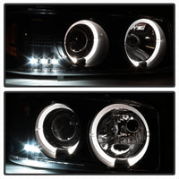 Spyder GMC Sierra 1500/2500 99-06 Projector Headlights LED Halo LED Blk Smke PRO-YD-CDE00-HL-BSM - Mammoth Racing -