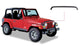 Bushwacker 98-06 Jeep TJ Trail Armor Hood Stone Guard - Black - My Store