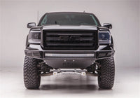 N-Fab M-RDS Front Bumper 16-17 Chevy Silverado - Gloss Black w/Silver Skid Plate - Mammoth Racing -