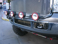 N-Fab Light Bar 99-07 Ford F250/F350 Super Duty/Excursion - Tex. Black - Light Tabs - Mammoth Racing -
