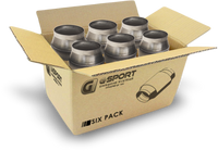 GESI G-Sport 6PK 400 CPSI EPA Compliant 4inx4.5in High Output GEN2 Catalytic Conv - Substrate Only - Mammoth Racing -