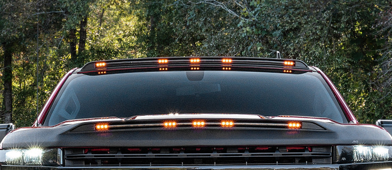 AVS 19-22 Dodge RAM Aerocab Color Match Marker Light Diamond Black Crystal Pearl-Coat Low Profile - Mammoth Racing -