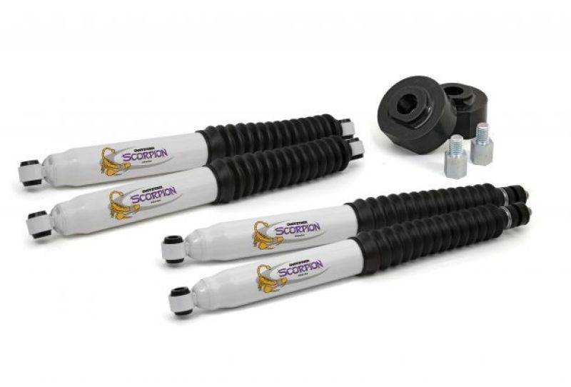 Daystar 1999-2018 Ford F-250 2WD - 2in Leveling Kit & Scorpion Shocks - Mammoth Racing -