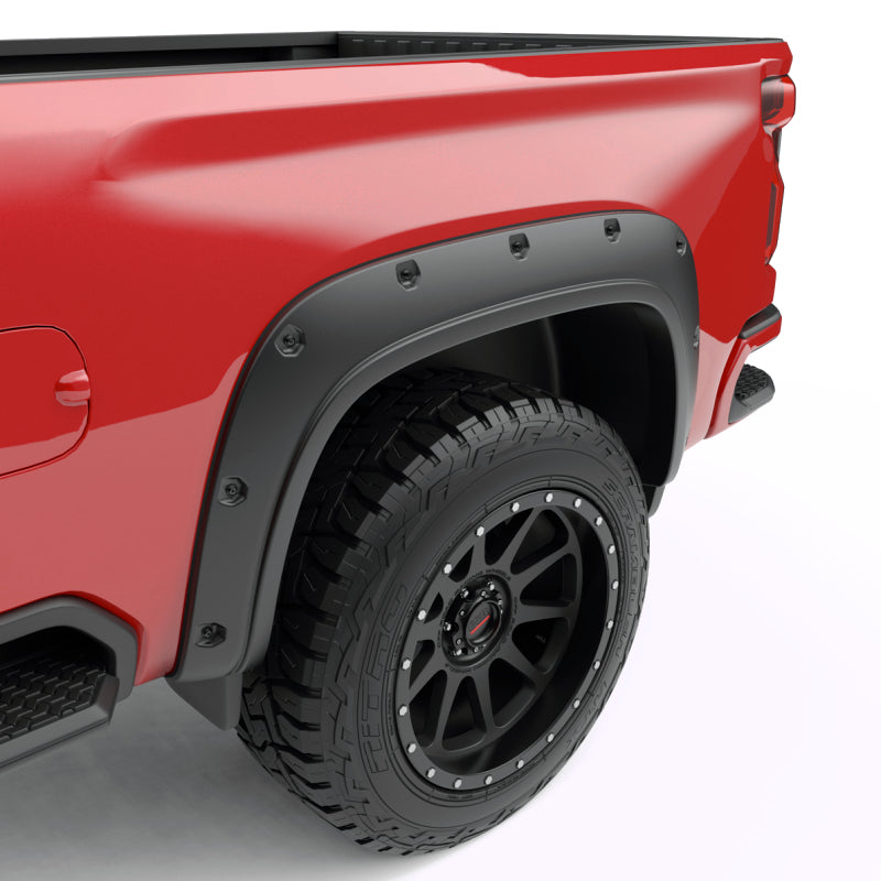EGR 20-23 Chevrolet Silverado 2500Hd Traditional BoltOn Look Fender Flares w/Black-Out Bolt Kit Set - Mammoth Racing -