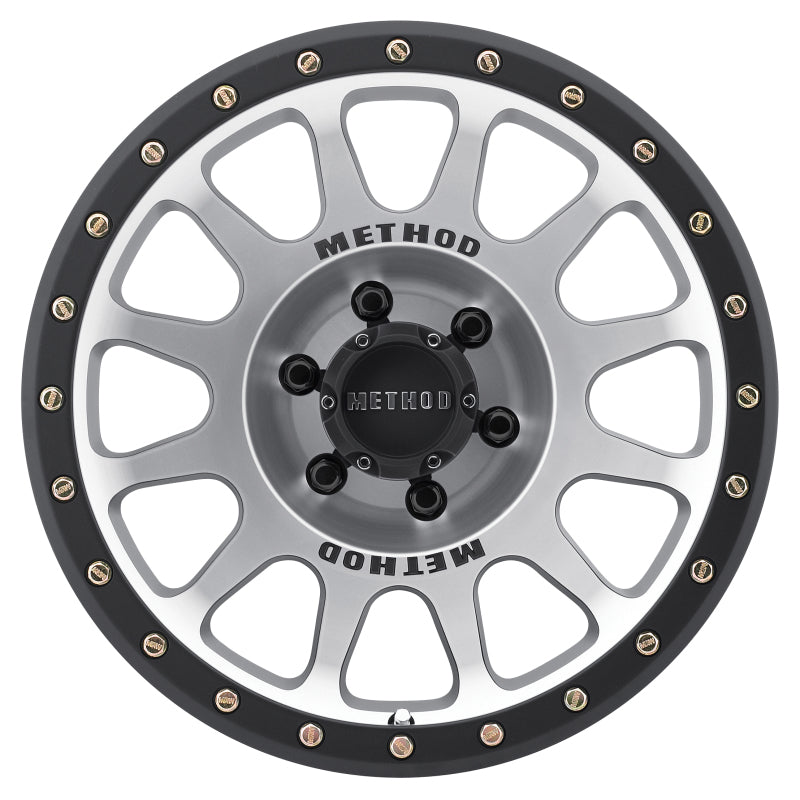 Method Mr305 NV 16x8 0mm Offset 6x5.5 108mm CB Machined/Black Street Loc Wheel - Mammoth Racing -