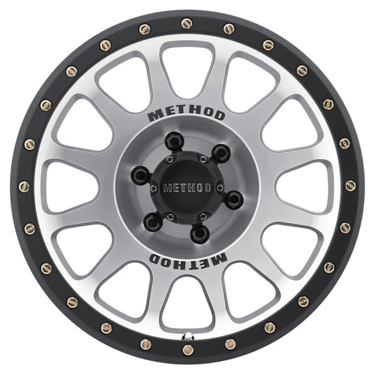Method Mr305 NV 16x8 0mm Offset 6x5.5 108mm CB Machined/Black Street Loc Wheel