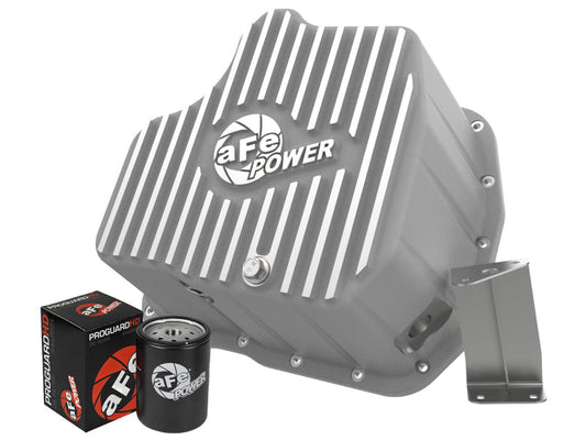 aFe Street Series Deep Engine Oil Pan 11-16 GM Duramax V8-6.6L (td) - Mammoth Racing -