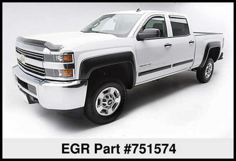 EGR 14+ Chev Silverado 6-8ft Bed Rugged Look Fender Flares - Set - Mammoth Racing -