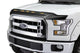 AVS 2015-2019 Ford F150 Aeroskin Low Profile Hood Shield w/ Lights - Black - Mammoth Racing -