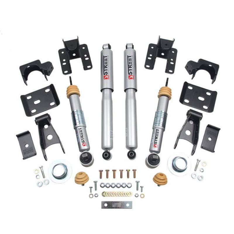 Belltech Lowering KIT 16.5-17 Chevy Silverado All Cabs 4WD 2inF/2inR - Mammoth Racing -