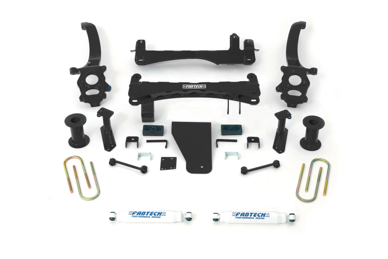 Fabtech 14-17 Nissan Titan 4WD 6in Basic Sys w/Perf Shks - Mammoth Racing -