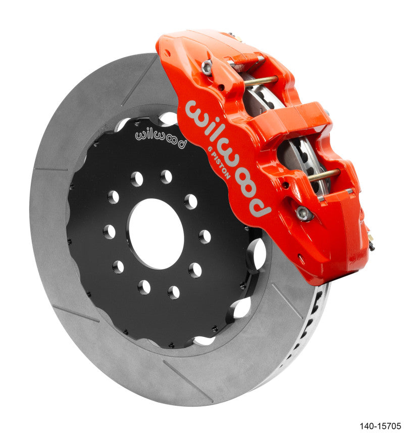 Wilwood Aero6 Front Big Brake Kit 14.00in Rotor Red - 97-13 Chevrolet Corvette C5/c6/z06 - My Store