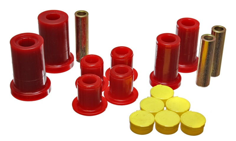 Energy Suspension 97-03 Ford F100/F150/F250 2WD Red Front Control Arm Bushings - Mammoth Racing -