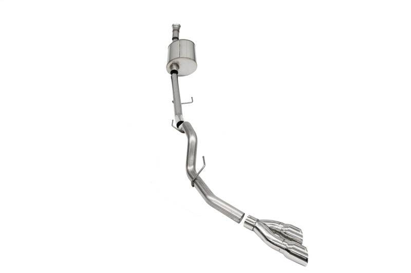 Corsa 2021-2022 Ford F-150 SuperCab/6.5in Bed 5.0L V8 Sport Cat-Back Single Side Exit-Polished - Mammoth Racing -