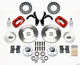 Wilwood Forged Dynalite Front Kit 11.00in Red 55-57 Chevy - Mammoth Racing -