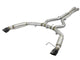 aFe MACHForce XP 3in 304 SS Sport Tone Cat-Back w/ Black Tips 15-17 Ford Mustang V6-3.7L/V8-5.0L - Mammoth Racing -