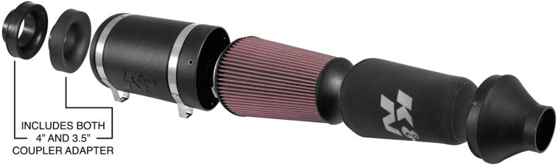 K&N Universal Off-Road Air Intake (Replaces 85-6853) - Mammoth Racing -