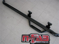 N-Fab Nerf Step 15-18 Ford F-150 Regular Cab 6.5ft Std Bed SRW - Gloss Black - Cab Length - 3in - Mammoth Racing -