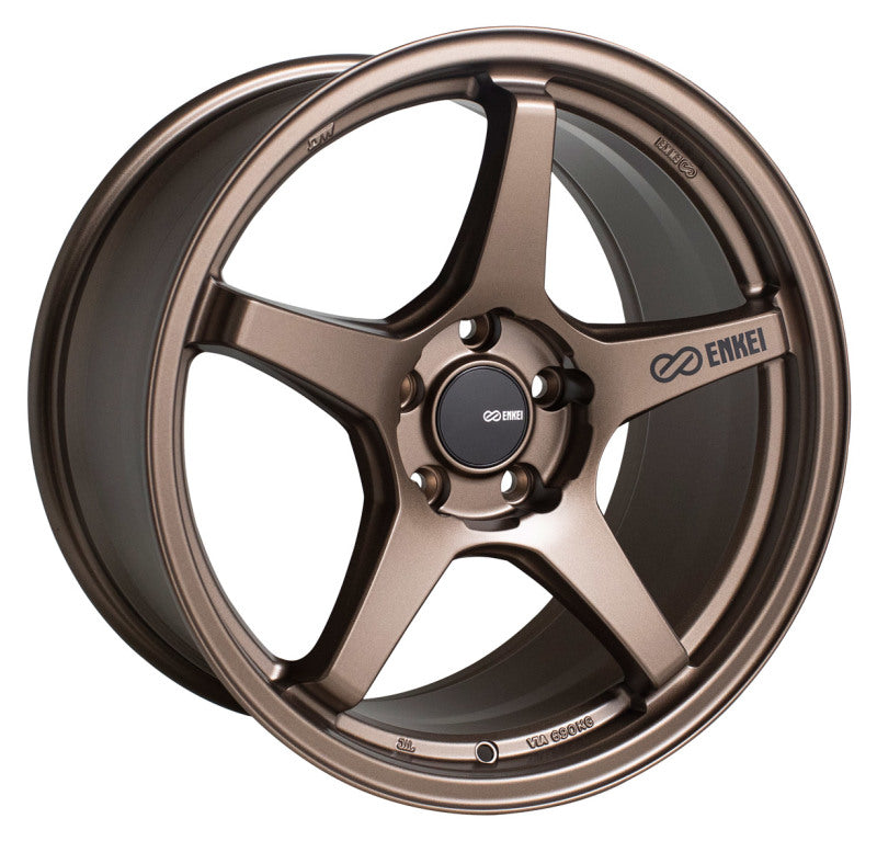 Enkei TS-5 18x9.5 5x100 45mm Offset 72.6mm Bore Bronze - Mammoth Racing -