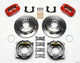 Wilwood Dynapro Low-Profile 11.00in P-Brake Kit - Red Small Ford 2.50in Offset - Mammoth Racing -
