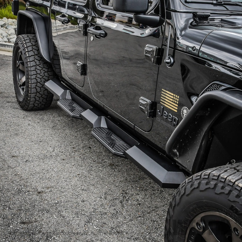 Westin 2020 Jeep Gladiator HDX Xtreme Nerf Step Bars - Textured Black - Mammoth Racing -