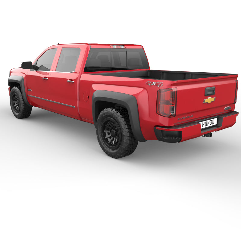 EGR 14-18 Chevrolet Silverado 1500 Baseline Standard Style Fender Flares Set Of 4 - Mammoth Racing -