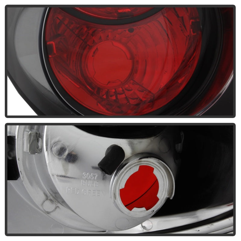 Spyder Dodge Caravan/Grand Caravan 01-07 Euro Style Tail Lights Black ALT-YD-DC01-BK - Mammoth Racing -