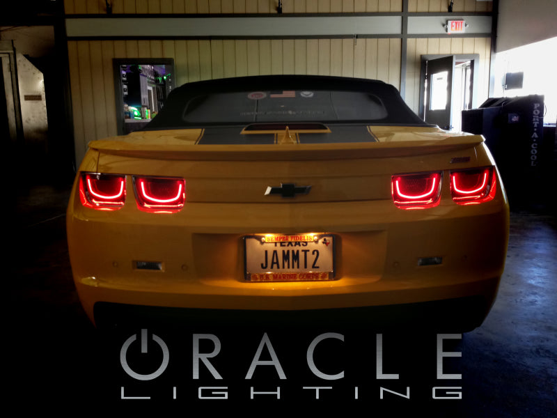 Oracle Chevy Camaro 10-13 Afterburner 2.0 Tail Light Halo Kit - Red - Mammoth Racing -